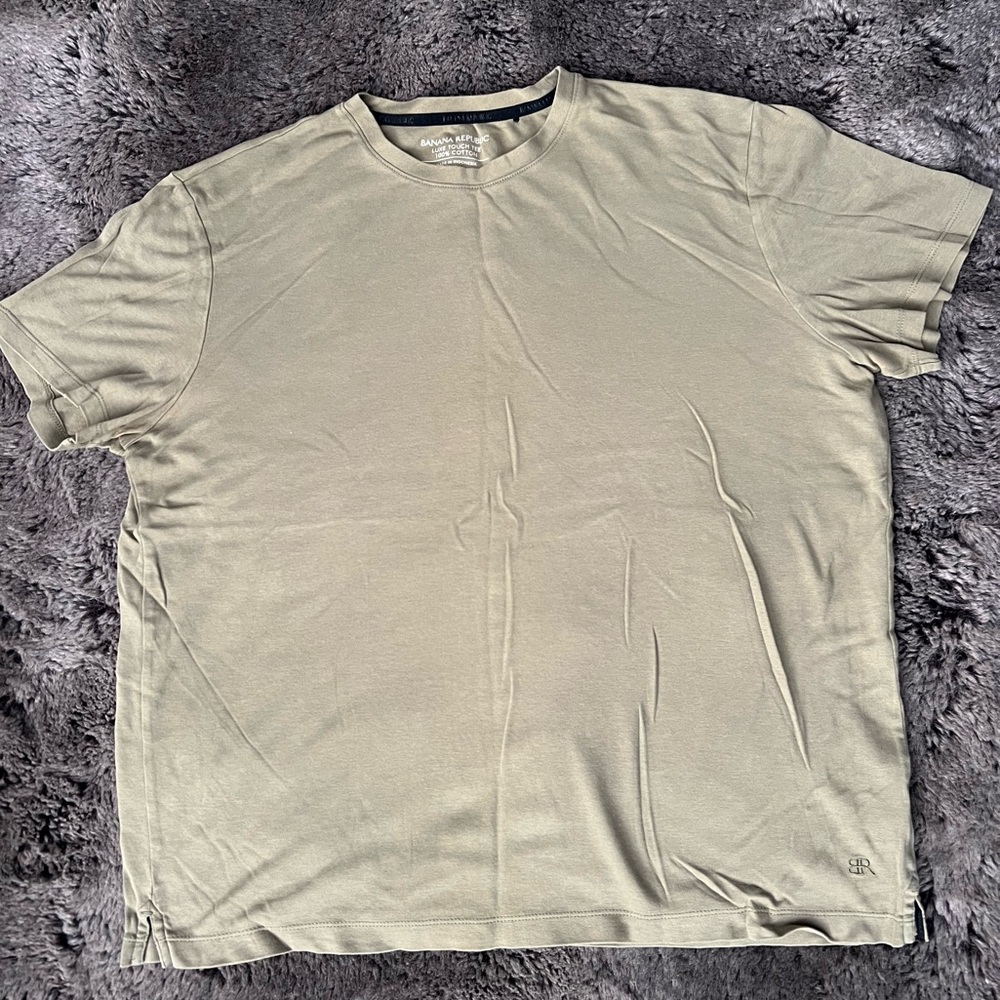 Banana Republic Men's Olive Green Short Sleeve Tee Size XL